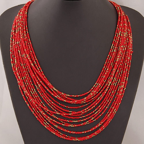 red necklace