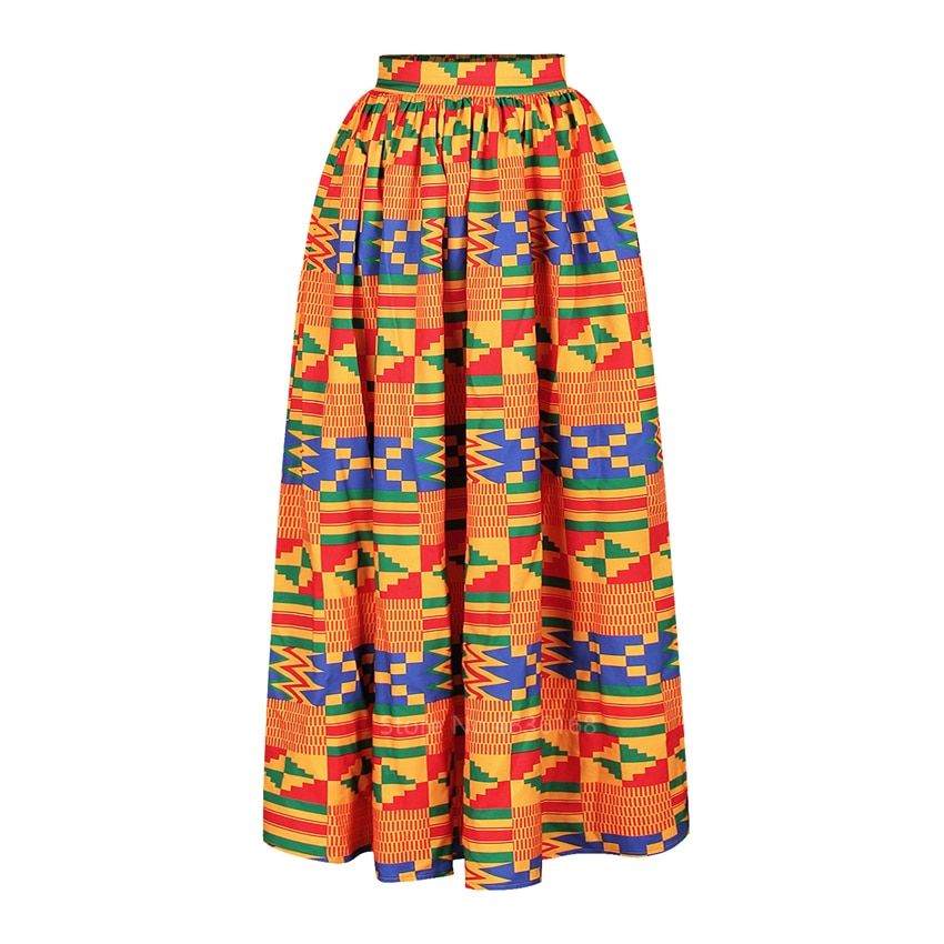 African Dresses for Women Autumn 2-piece Set Lady Full Sleeve Shoulder Off Festher Dashiki Print Split Skirts Africna Clothes