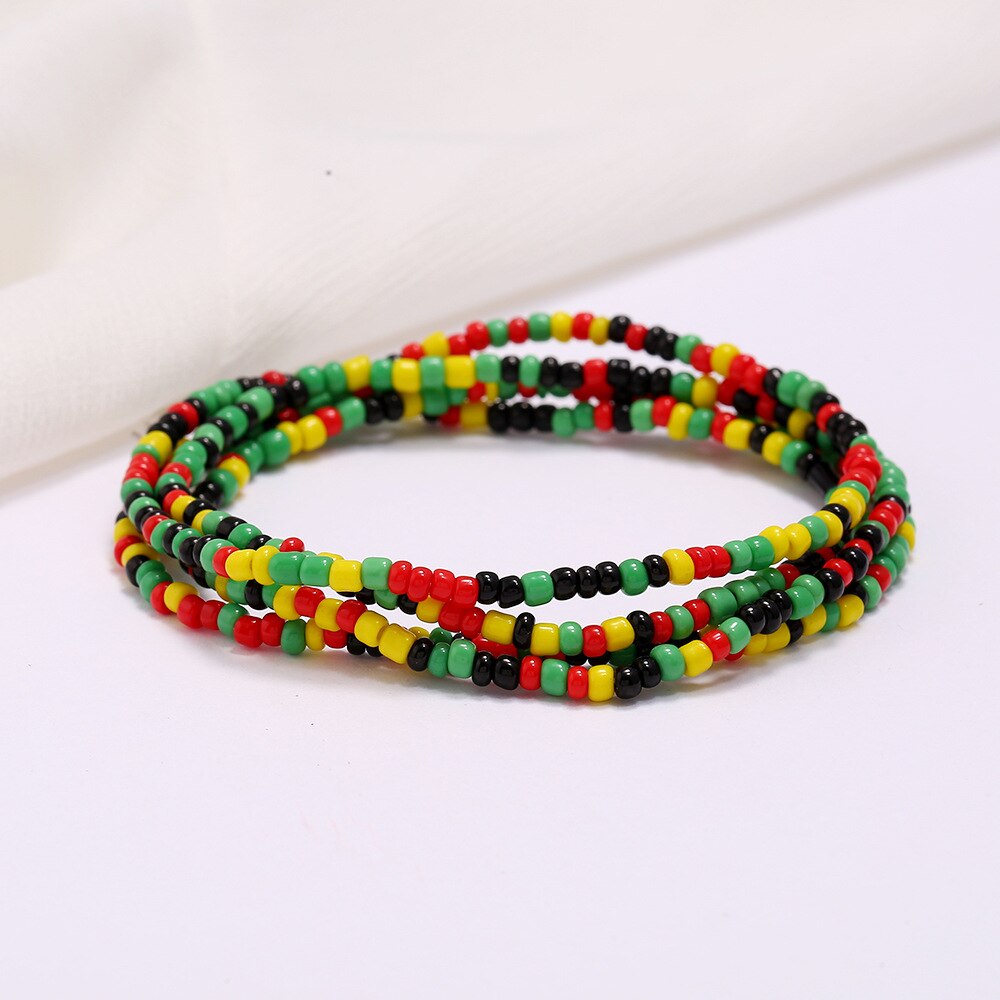 Tie-on Africa Waist Beads Chain Thread Stomach Beads Tie Waist Minimalist Body Jewelry for Women Exotic Stretch Waistbeads L-4F