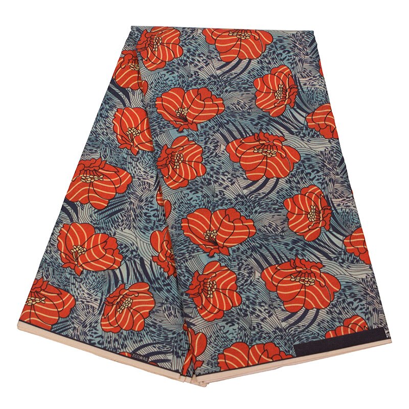 Africa Ankara Prints Batik Pagne Wax Fabric African Dress Craft DIY Sewing Textile 100% Polyester High Quality Nigeria Tissu