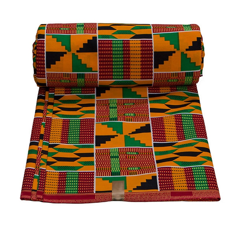 Soft Classic Ankara African Prints Kente Fabric Real Wax Pagne 100% Cotton Top Africa Sewing Material For Dress Africa Patchwork