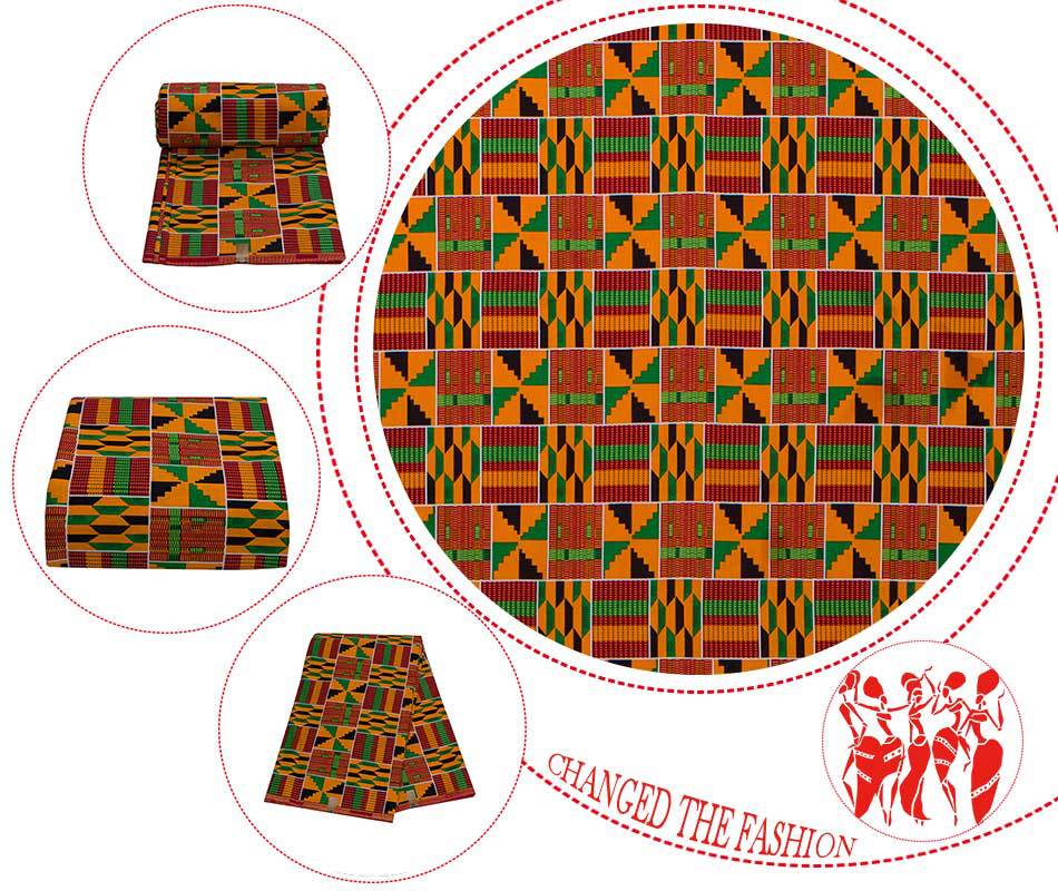 Soft Classic Ankara African Prints Kente Fabric Real Wax Pagne 100% Cotton Top Africa Sewing Material For Dress Africa Patchwork