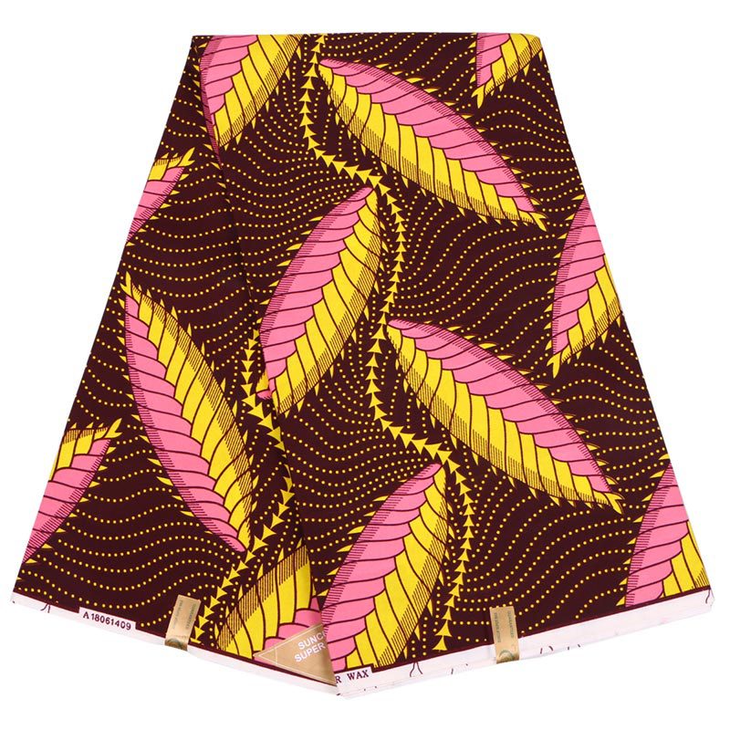 Ankara African Wax Veritable Real Clothing Fabric Africa Prints Tissu 100% Polyester High Quality Sewing Dress Material 6yards