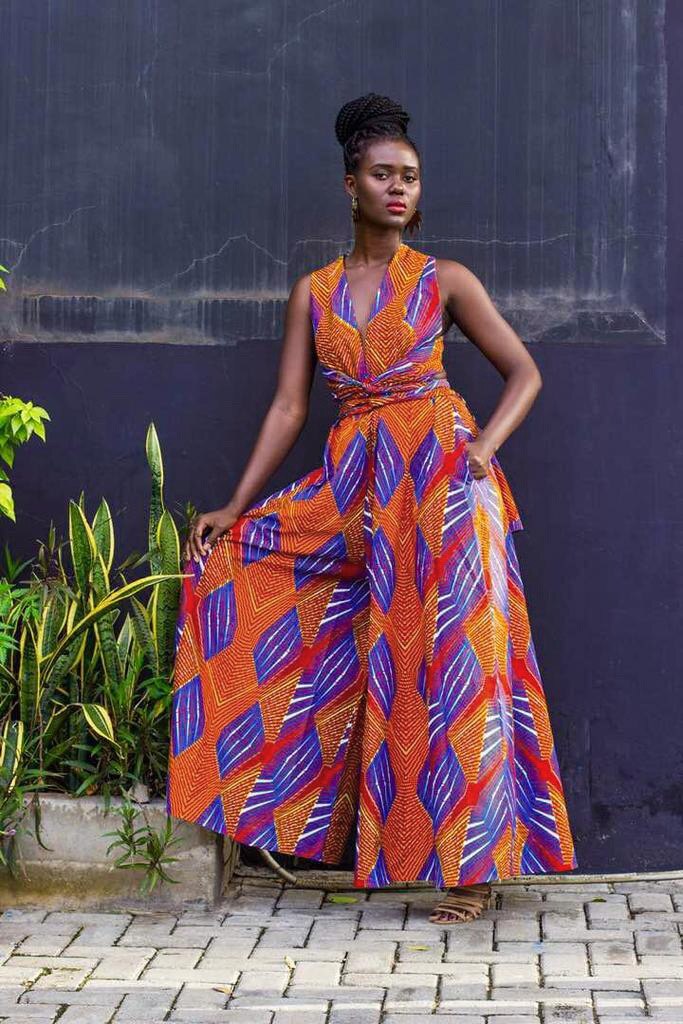 Women African Jumpsuits Traditional Print African Clothing Dashiki Ankara Trousers Multiple Wear Batik Pants African Clothes