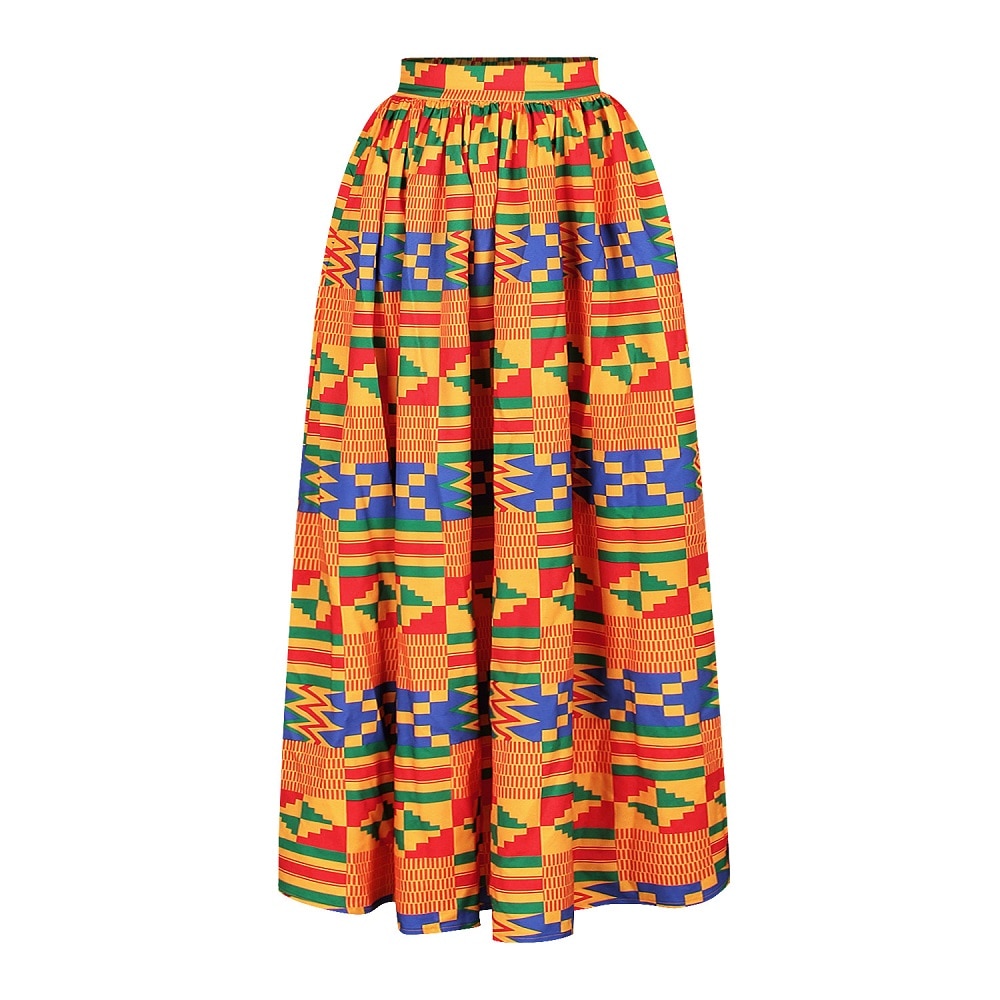 Women African Clothes 2 pieces Set (Tops+Skirts) Dashiki Print African Dresses Evening Party Ankara Dress Robe Africaine Female