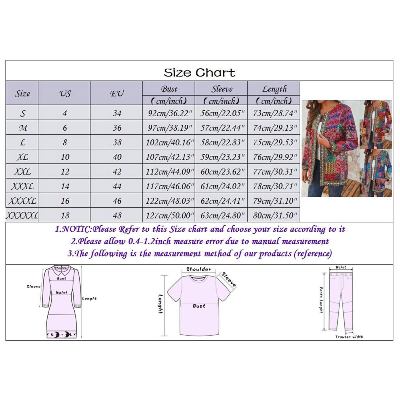 African Clothes for Women Traditional Ethnic Print Cardigan Cropped Casual Jacket Long Sleeve Top New Women Clothing