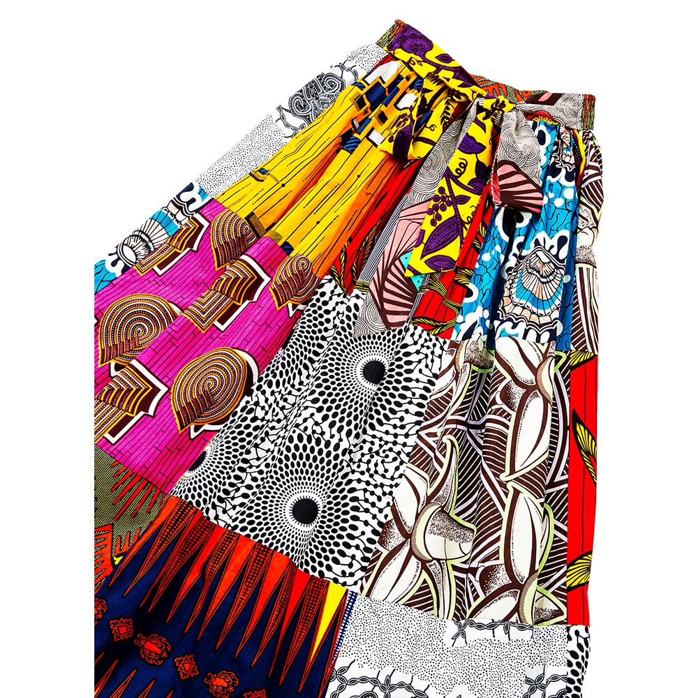 African Clothes for Women 2022 New Fashion Skirt Ankara mix Print Skirts Autumn African Maxi Skirt High Quality Wax Clothes