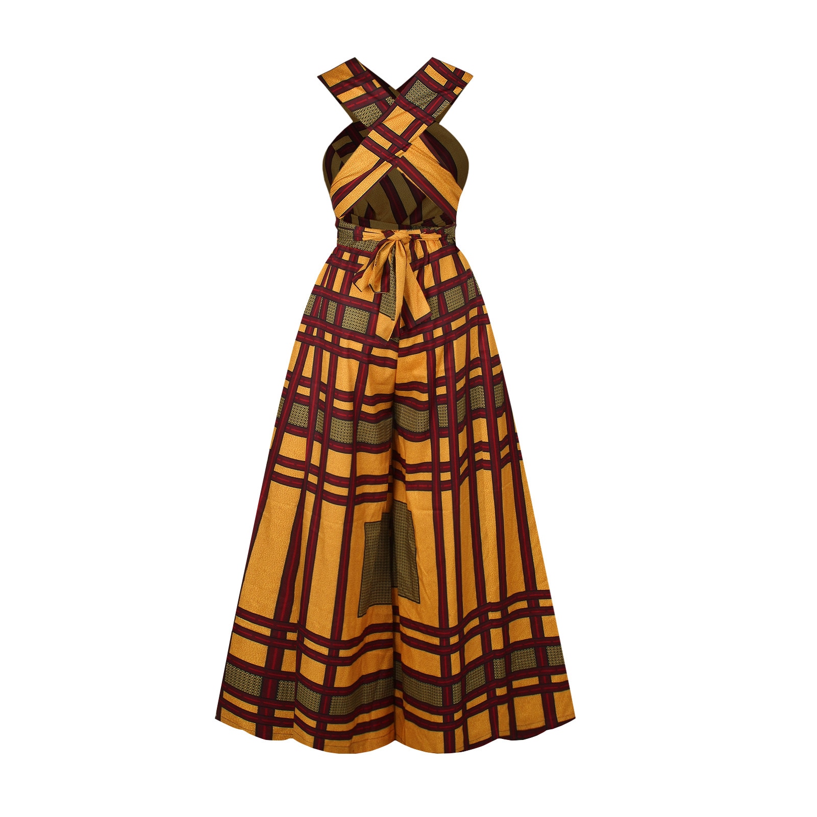 Fashion African Clothes For Women Vetement Femme 2021 High Quality Traditional Ethnic Party Dress Jumpsuits Nigerian Clothes