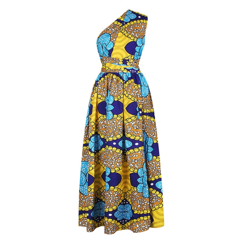 Long African Dress Women Traditional African Clothing Dashiki Ankara Summer Maxi Sundress Elegant Fashion Casual Multiple Wear