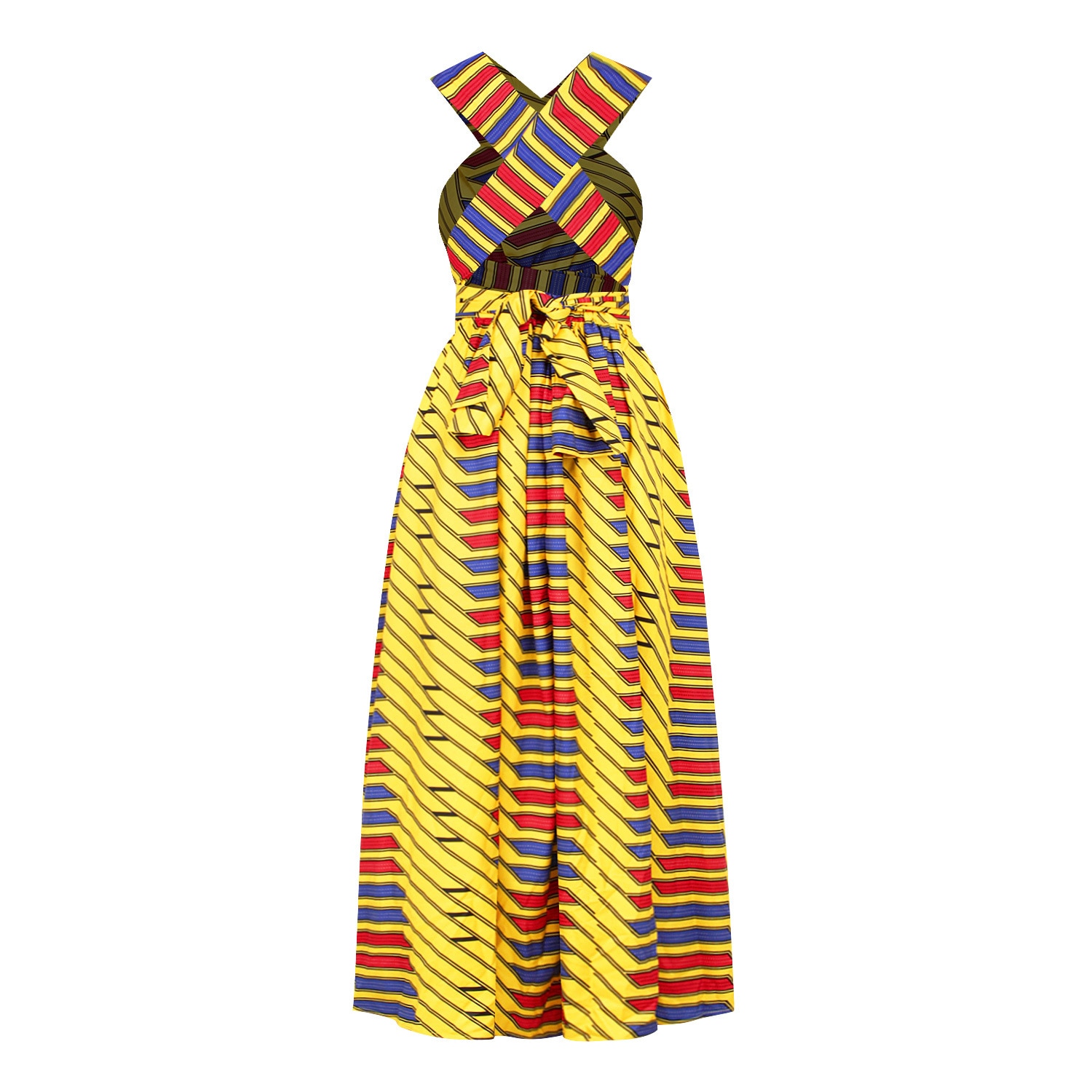 Long African Dress Women Traditional African Clothing Dashiki Ankara Summer Maxi Sundress Elegant Fashion Casual Multiple Wear