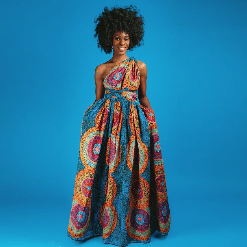 Long African Dress Women Traditional African Clothing Dashiki Ankara Summer Maxi Sundress Elegant Fashion Casual Multiple Wear