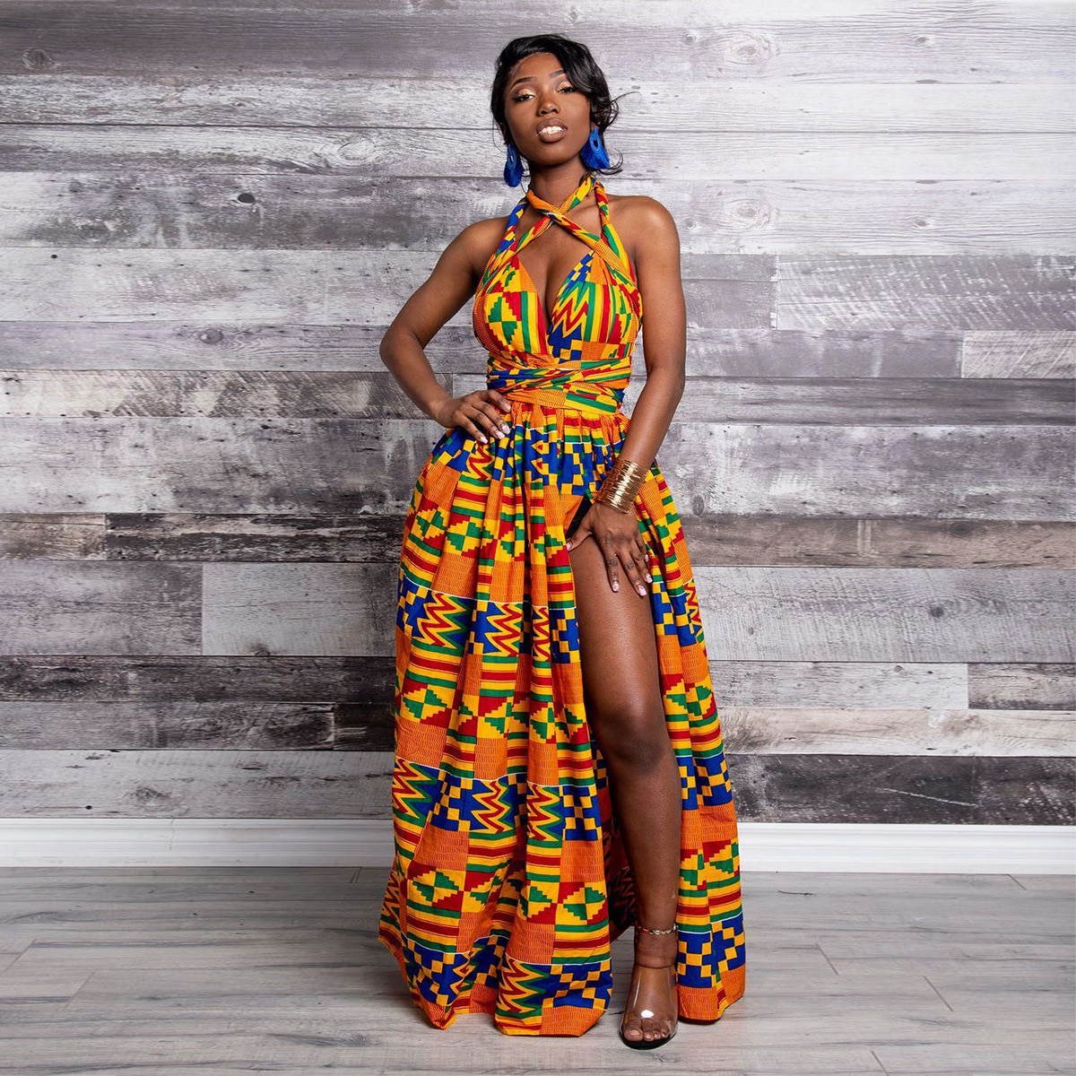 Long African Dress Women Traditional African Clothing Dashiki Ankara Summer Maxi Sundress Elegant Fashion Casual Multiple Wear