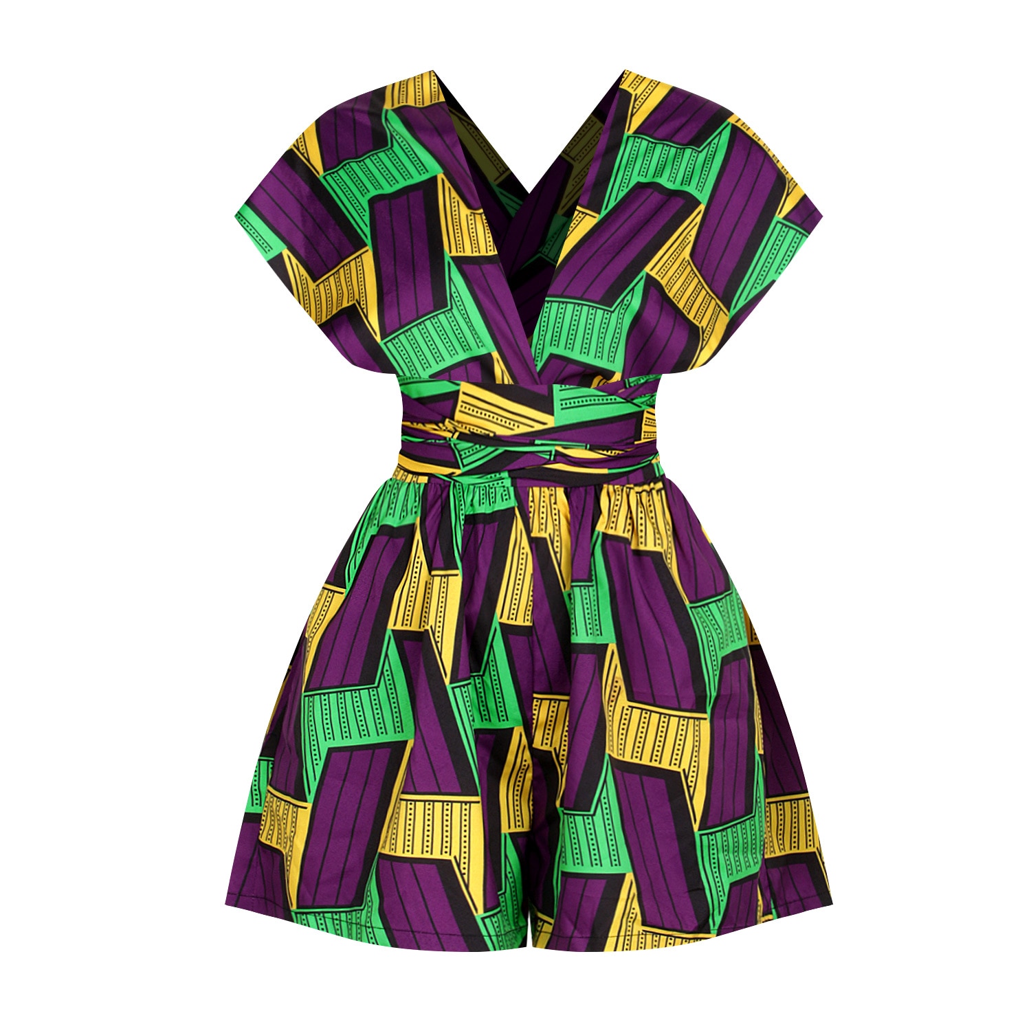 Fashion Women African Clothes Dashiki Summer Jumpsuit Short Pants Wide Leg African Dresses Ladies Plus Size Clothing