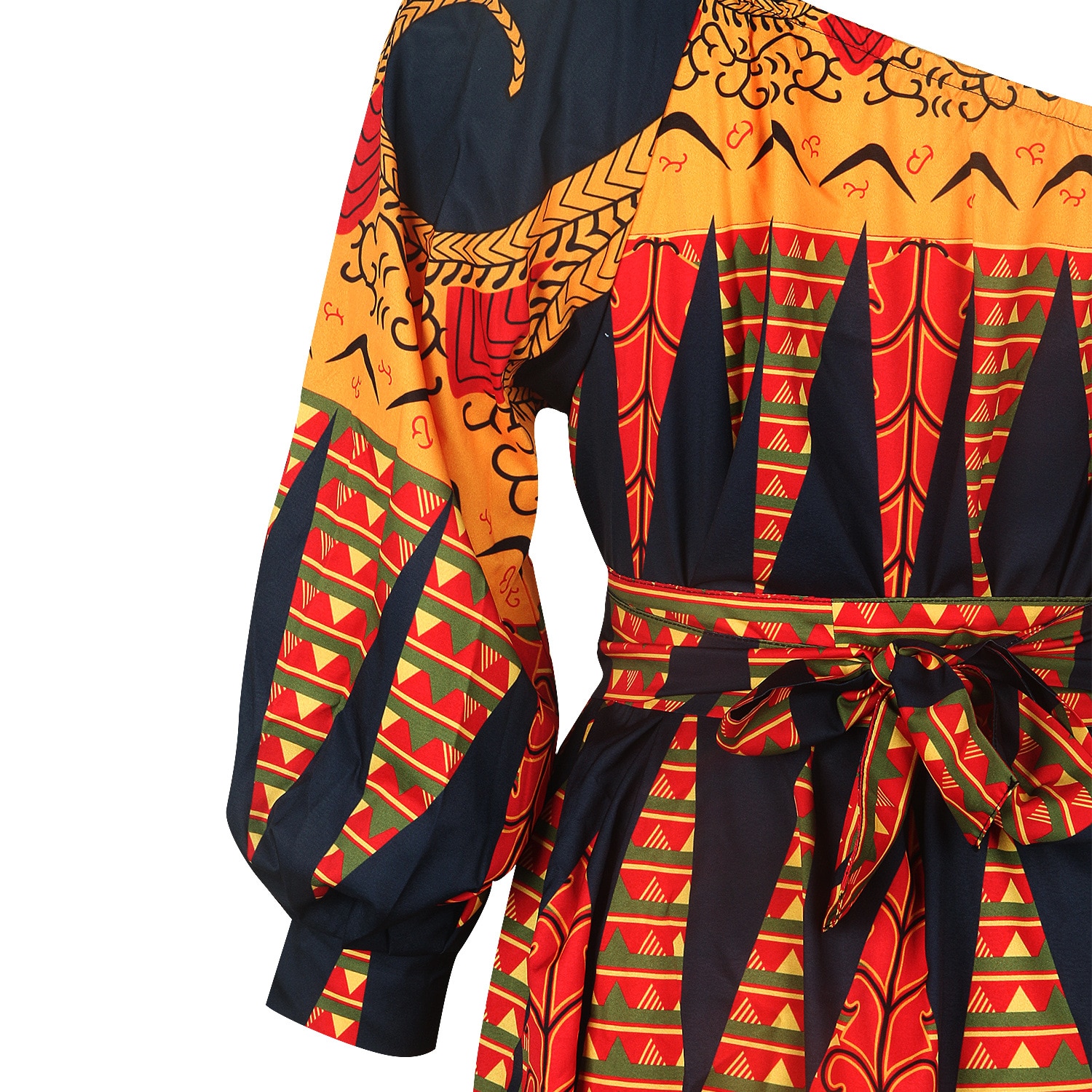 African Cute Dresses For Women Traditional African Clothing Dashiki Ankara Summer Bandage Dress Hijab Print African Clothes