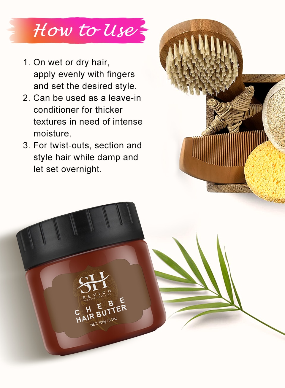 African Crazy Hair Growth Product Traction Alopecia Chebe Powder Hair Growth Oil Anti Hair Loss Treatment Spray Hair Care Sevich