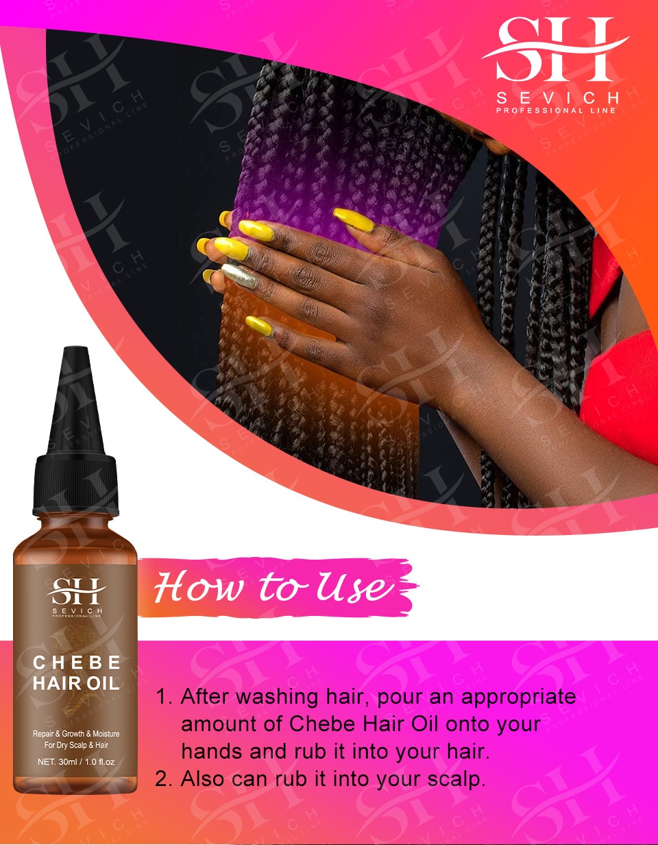 African Chebe Hair Powder, Hair Strengthener Chebe Extreme Hair Growth Powder, Fast Edges Growth Oil, Anti Alopecia Hair Oil 38g