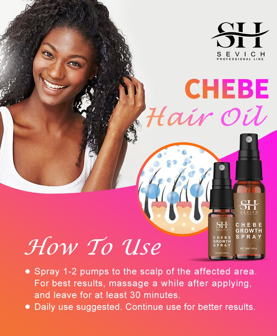 All Chebe Product Crazy Hair Growth Oil African Traction Alopecia Chebe Powder Serum Edges Anti Hair Loss Treatment Spray Sevich