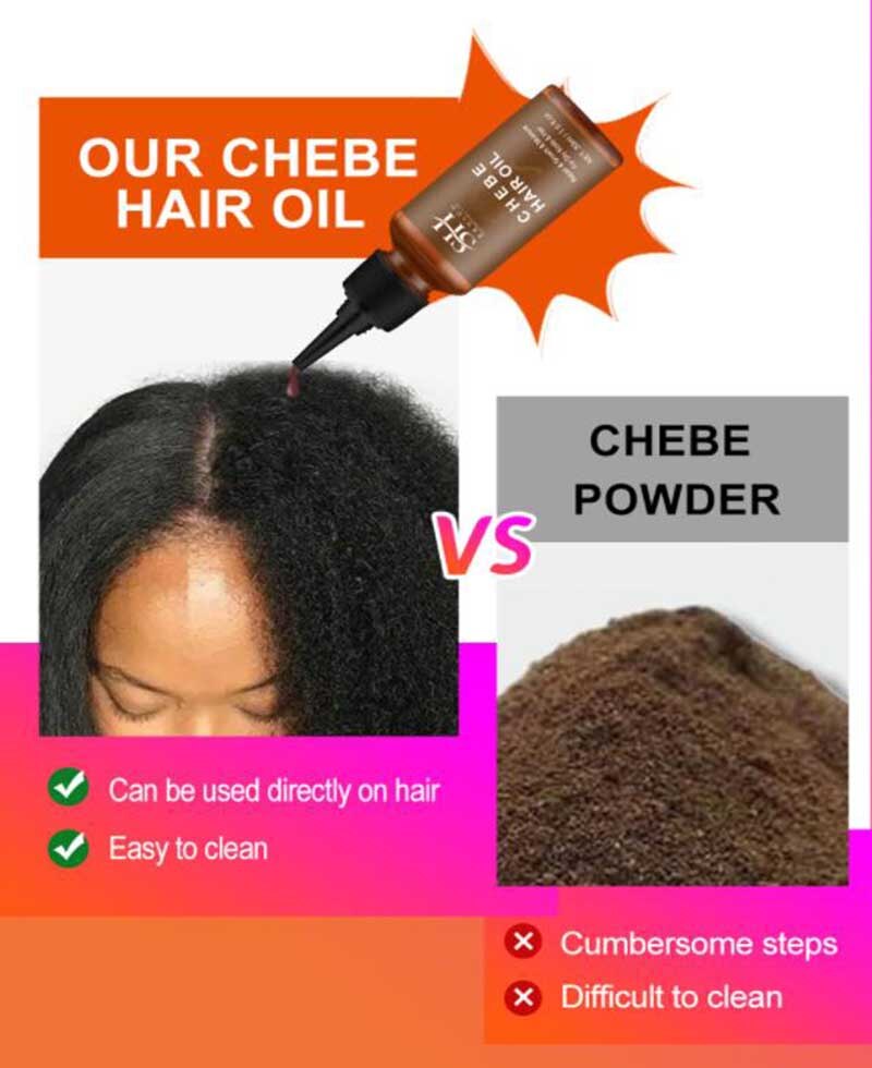 African Chebe Powder Fast Hair Growth Products Hair Growth Oil Hair Loss Treatment Chebe Hair Mask Anti Hair Break Products