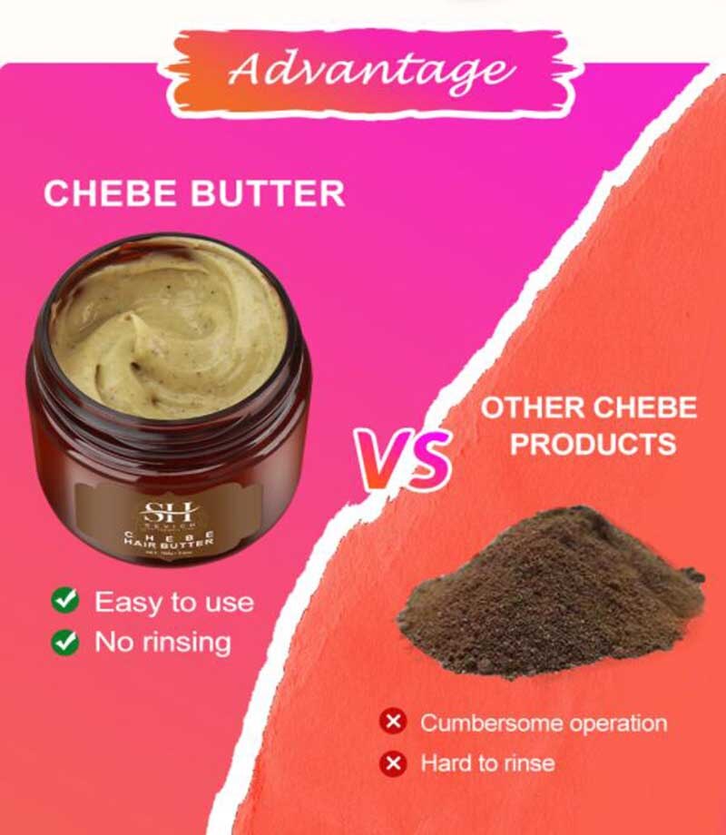 African Chebe Powder Fast Hair Growth Products Hair Growth Oil Hair Loss Treatment Chebe Hair Mask Anti Hair Break Products