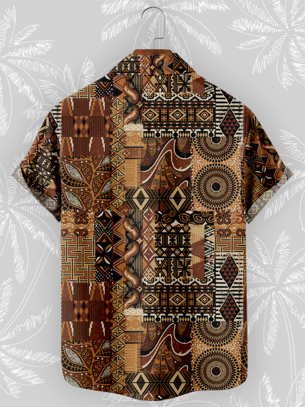 Retro Summer Shirts Short Sleeve Bohemian African Tribe 3D Print Shirts For Men 2023 Casual Hawaiian Beach Social Oversized Tops