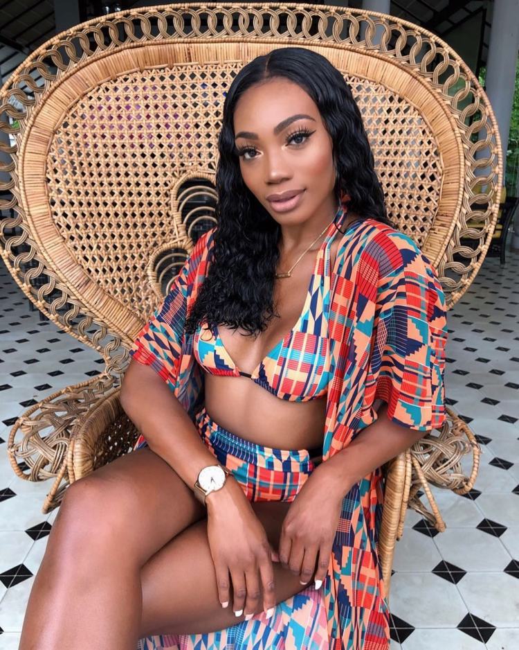 Fashion African Clothes Women Dahsiki Summer 3Pcs Bikini Suit Robe Africaine African Dresses Ethnic Ladies Swimsuit Clothing