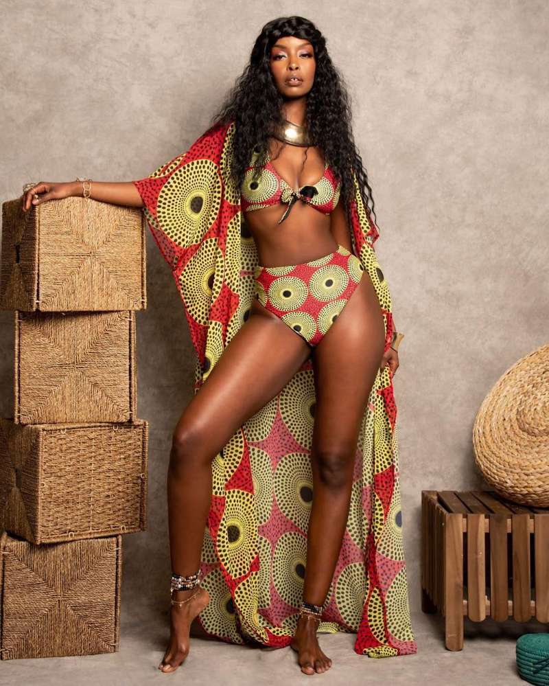 Fashion African Clothes Women Dahsiki Summer 3Pcs Bikini Suit Robe Africaine African Dresses Ethnic Ladies Swimsuit Clothing