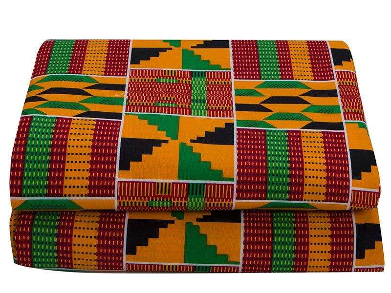 Soft Classic Ankara African Prints Kente Fabric Real Wax Pagne 100% Cotton Top Africa Sewing Material For Dress Africa Patchwork